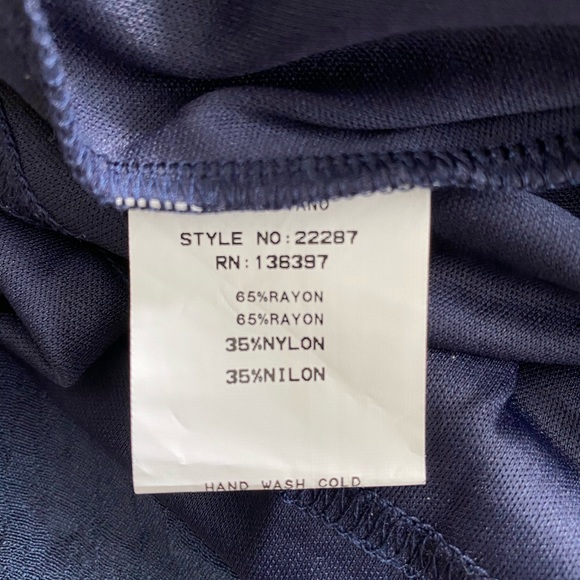 Point USA Navy Strapless Women's Maxi Dress - Picture 11 of 13